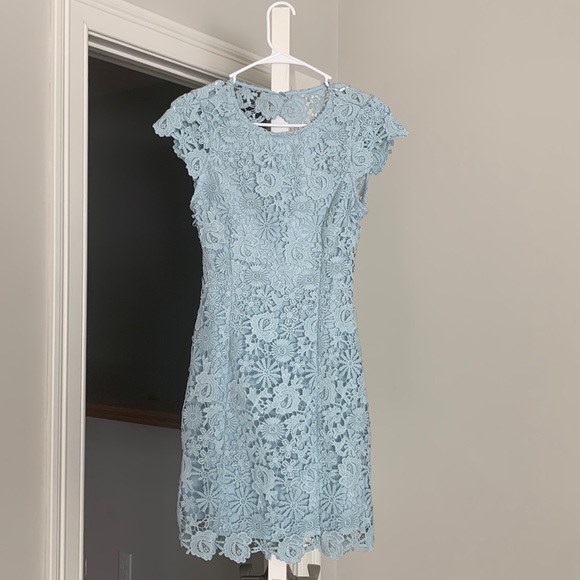 Lulu’s Romance Language Light Blue Backless Dress Size XS. Sold out on website! - Picture 2 of 6